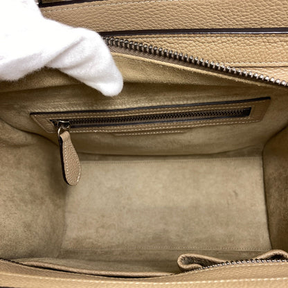 CELINE Luggage micro Handbag Calf Ladies [Used]