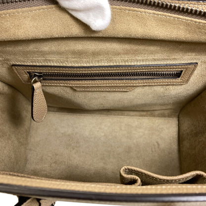 CELINE Luggage micro Handbag Calf Ladies [Used]