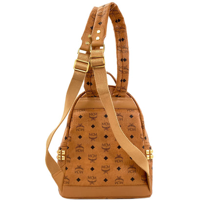 MCM logo Backpack Â· Daypack PVC Ladies [Used]