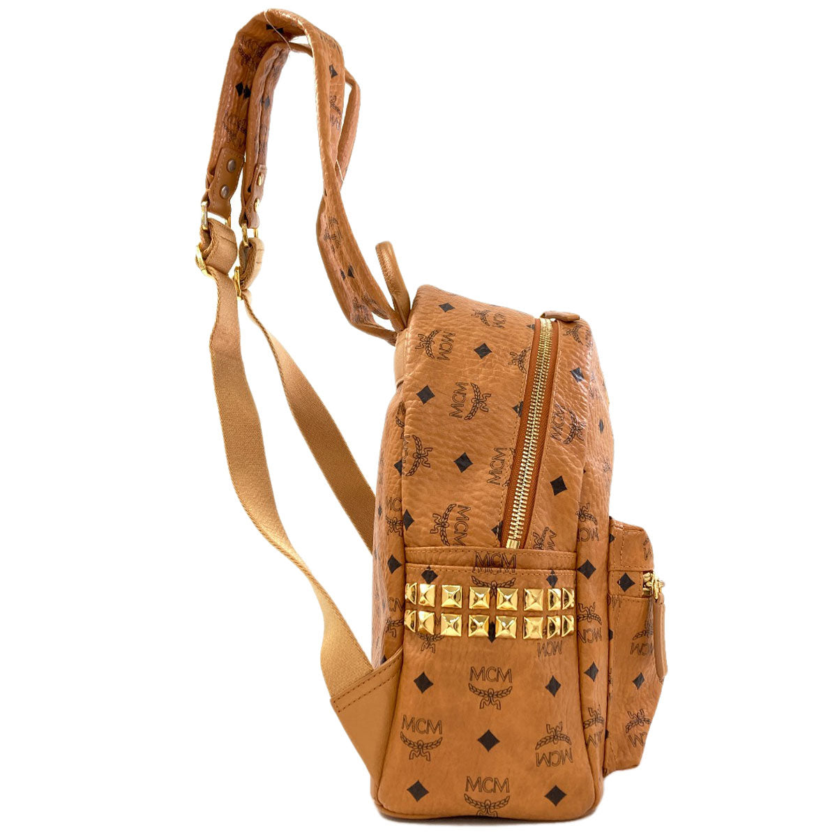 MCM logo Backpack Â· Daypack PVC Ladies [Used]