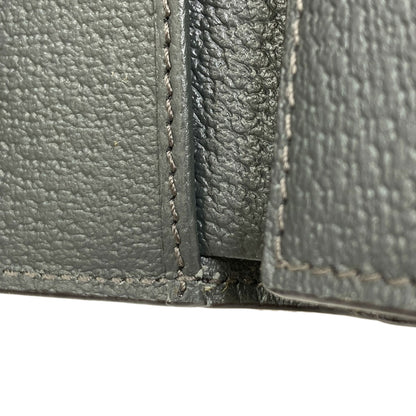 GUCCI 722732 Double G Tri-fold Wallet Bifold Wallet with Coin Pocket Leather Ladies [Used]