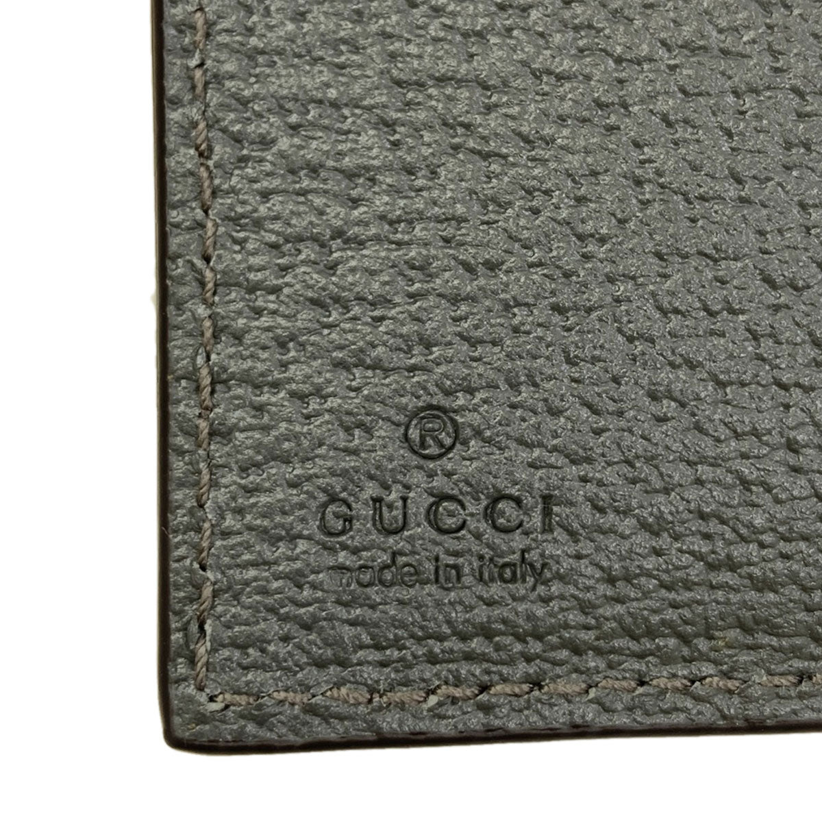 GUCCI 722732 Double G Tri-fold Wallet Bifold Wallet with Coin Pocket Leather Ladies [Used]
