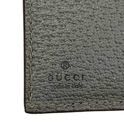 GUCCI 722732 Double G Tri-fold Wallet Bifold Wallet with Coin Pocket Leather Ladies [Used]