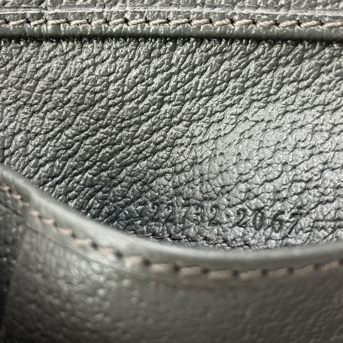 GUCCI 722732 Double G Tri-fold Wallet Bifold Wallet with Coin Pocket Leather Ladies [Used]