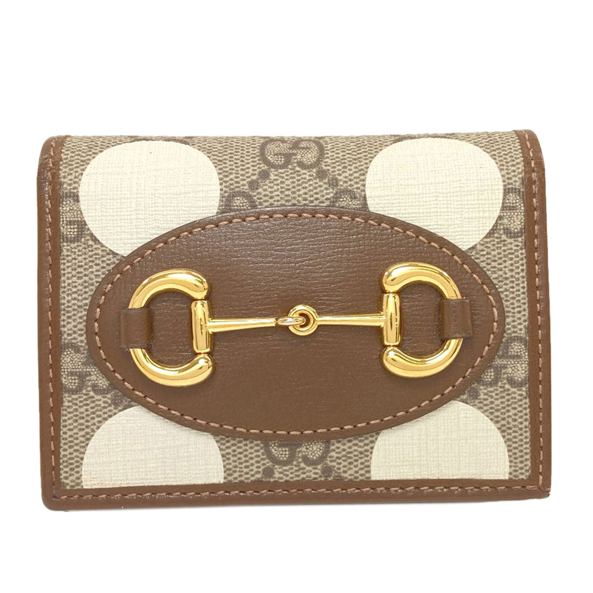 GUCCI 621887 Horsebit 1955 Bifold Wallet with Coin Pocket Leather Ladies [Used]