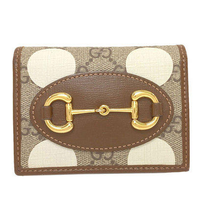 GUCCI 621887 Horsebit 1955 Bifold Wallet with Coin Pocket Leather Ladies [Used]