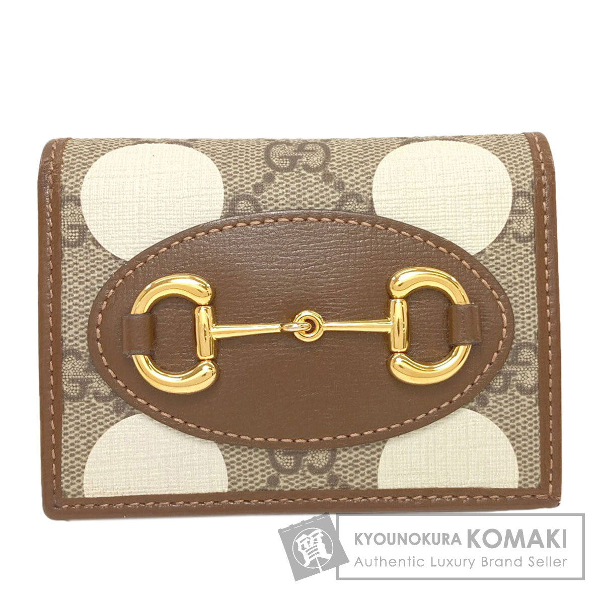 GUCCI 621887 Horsebit 1955 Bifold Wallet with Coin Pocket Leather Ladies [Used]