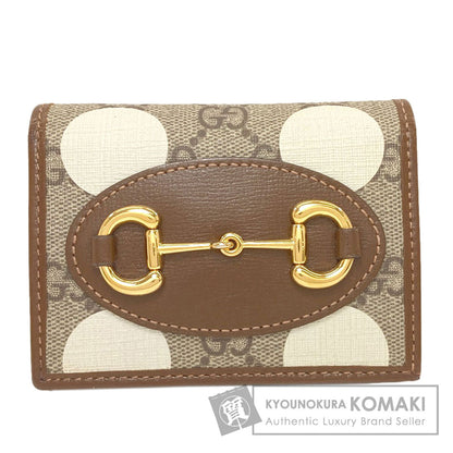 GUCCI 621887 Horsebit 1955 Bifold Wallet with Coin Pocket Leather Ladies [Used]