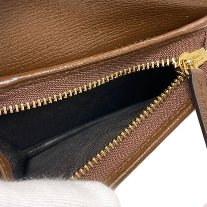 GUCCI 621887 Horsebit 1955 Bifold Wallet with Coin Pocket Leather Ladies [Used]