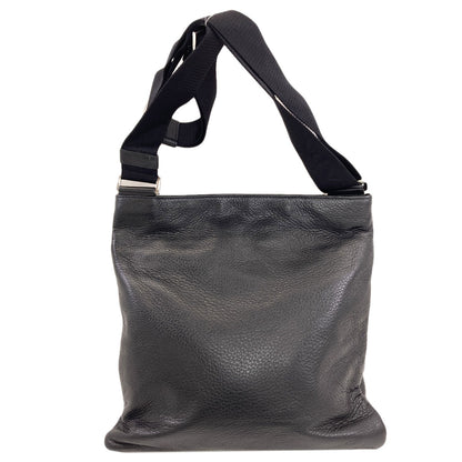 PRADA Logo Hardware Shoulder Bag Leather Ladies [Used]