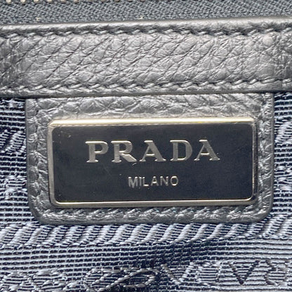 PRADA Logo Hardware Shoulder Bag Leather Ladies [Used]