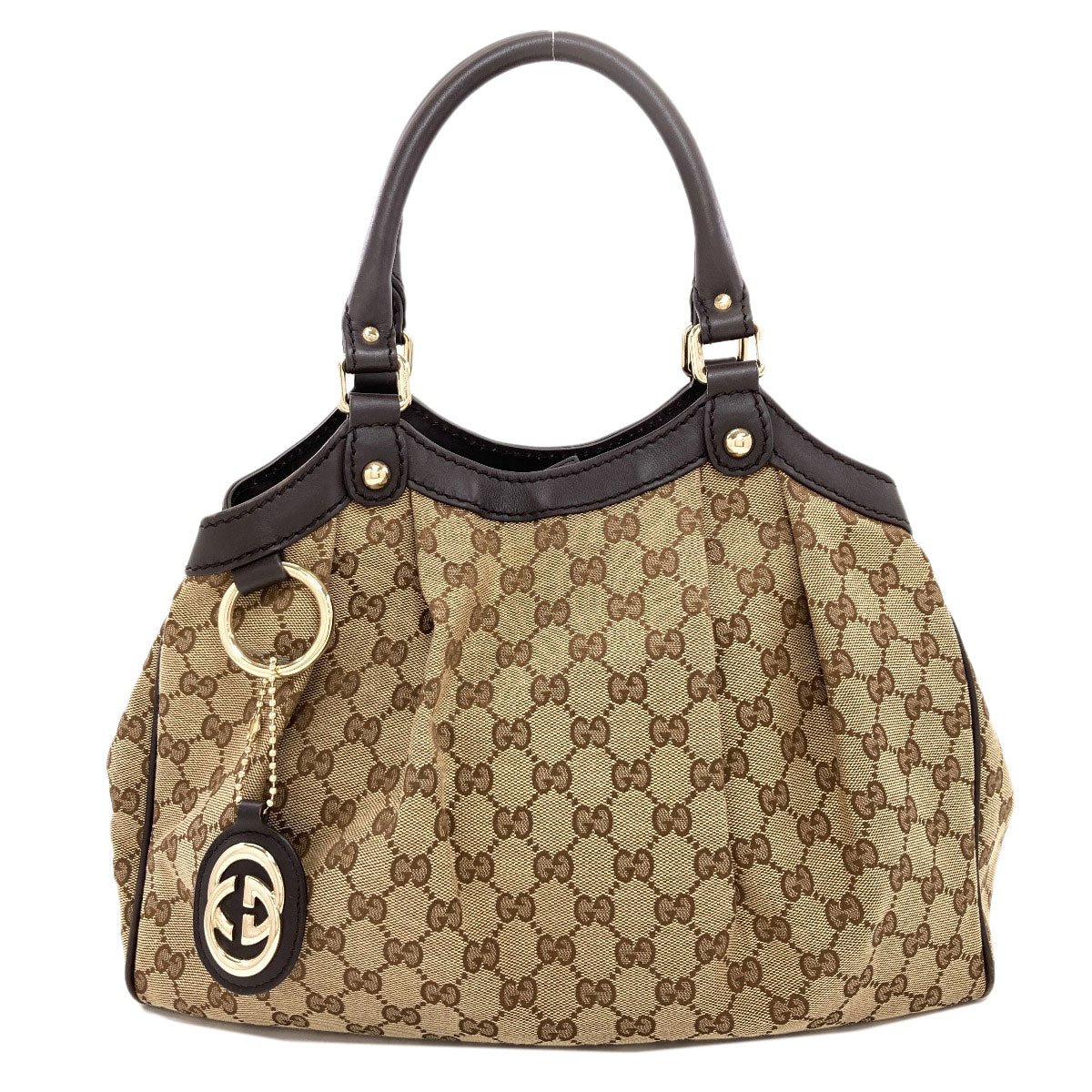 GUCCI 211944 Sukey GG Handbag Canvas Ladies [Used]
