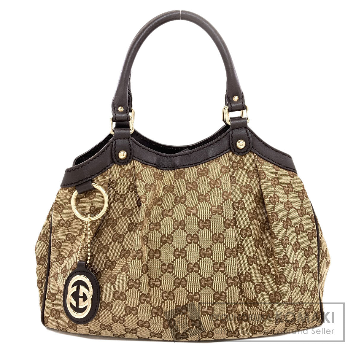 GUCCI 211944 Sukey GG Handbag Canvas Ladies [Used]
