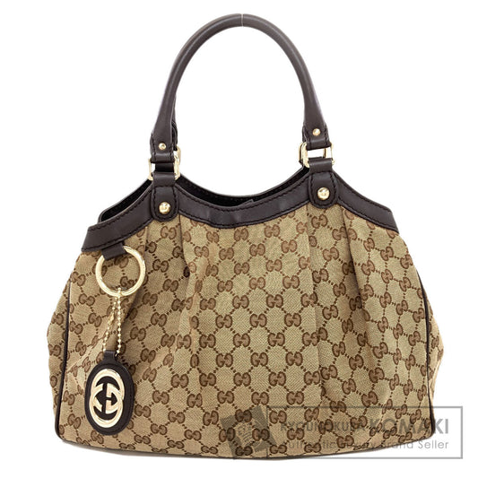 GUCCI 211944 Sukey GG Handbag Canvas Ladies [Used]