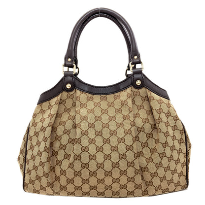 GUCCI 211944 Sukey GG Handbag Canvas Ladies [Used]