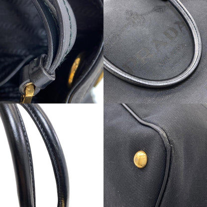 PRADA Logo Hardware 2WAY Handbag Canvas Ladies [Used]