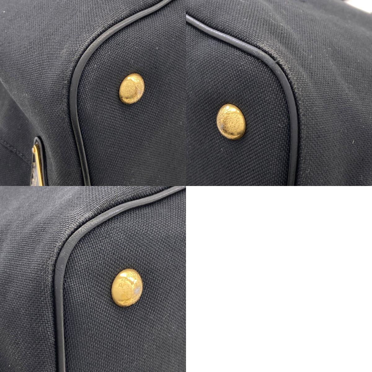 PRADA Logo Hardware 2WAY Handbag Canvas Ladies [Used]