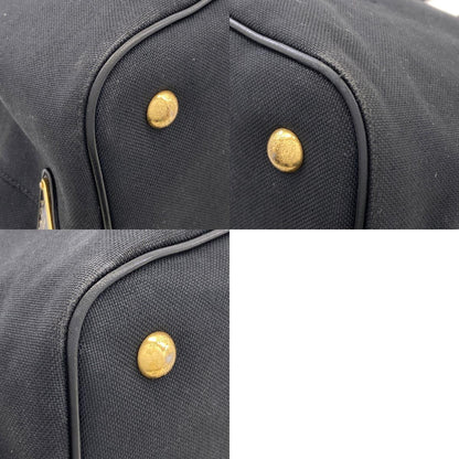 PRADA Logo Hardware 2WAY Handbag Canvas Ladies [Used]