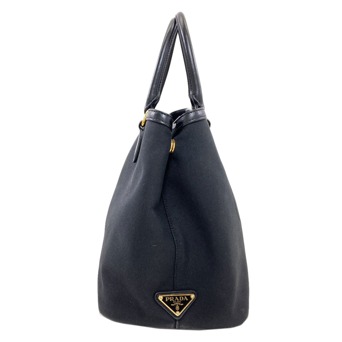 PRADA Logo Hardware 2WAY Handbag Canvas Ladies [Used]