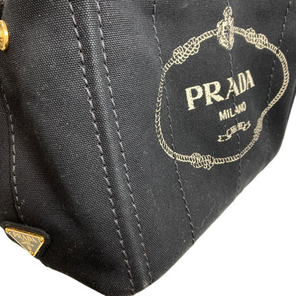PRADA Canapa mini 2 WAY Handbag Canvas Ladies [Used]