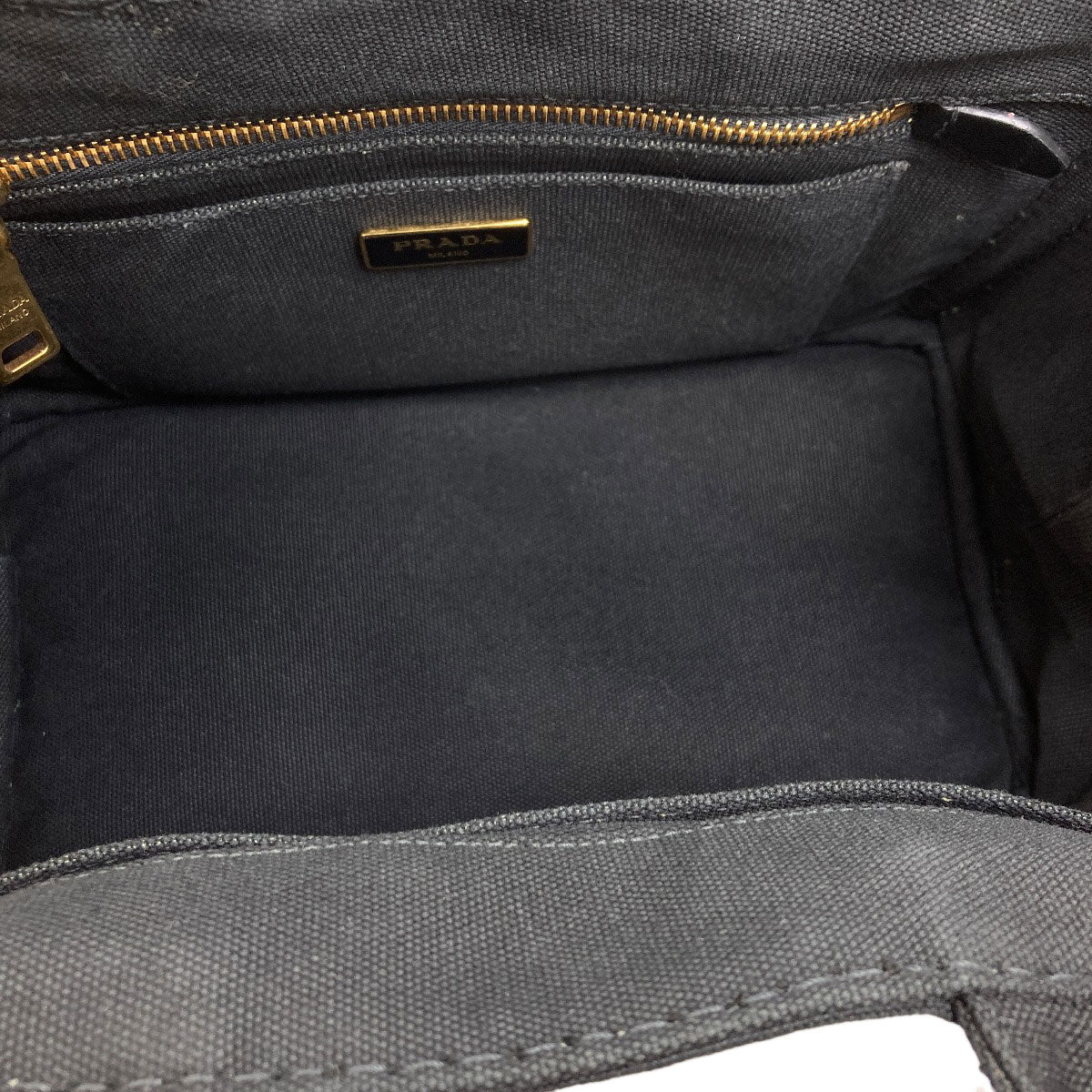 PRADA Canapa mini 2 WAY Handbag Canvas Ladies [Used]