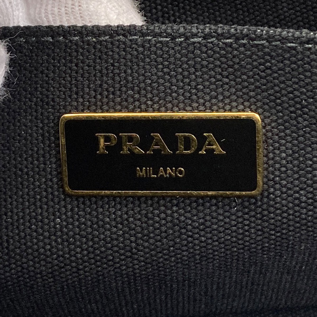 PRADA Canapa mini 2 WAY Handbag Canvas Ladies [Used]