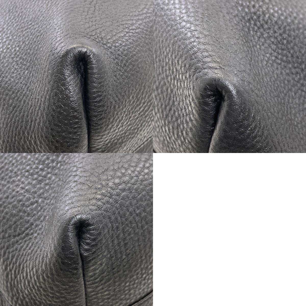 MIUMIU logo Tote Bag Leather Ladies [Used]