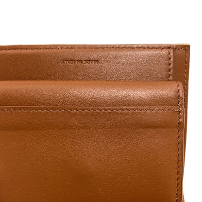 CELINE Triomphe Flap Tri-fold Bifold Wallet with Coin Pocket PVC Ladies [Used]