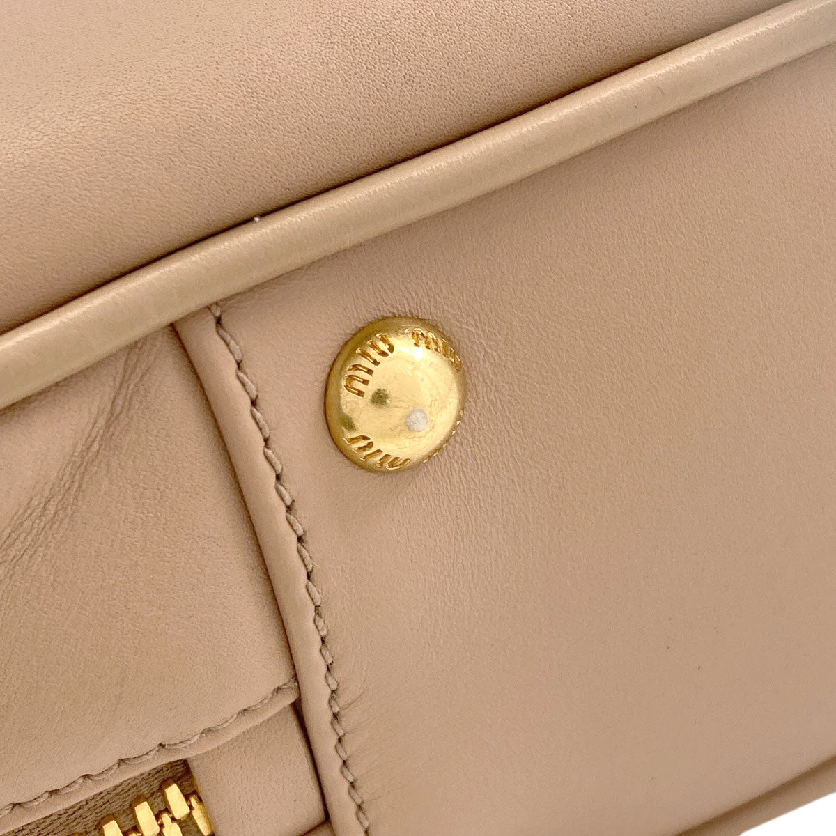 MIUMIU Arkady Large 2WAY Handbag Leather Ladies [Used]