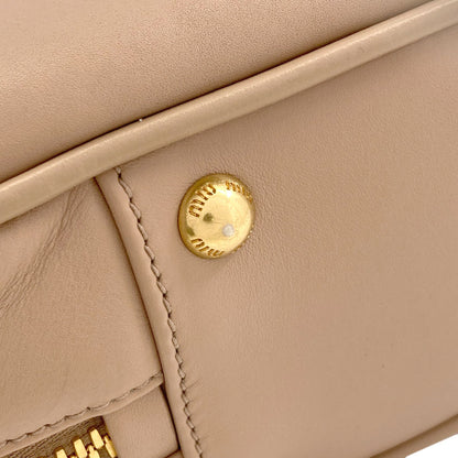 MIUMIU Arkady Large 2WAY Handbag Leather Ladies [Used]