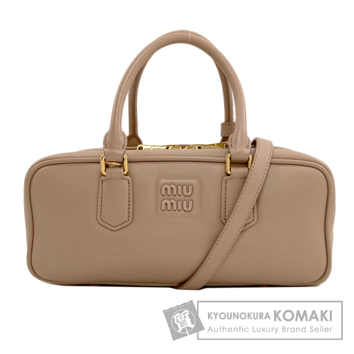MIUMIU Arkady Large 2WAY Handbag Leather Ladies [Used]