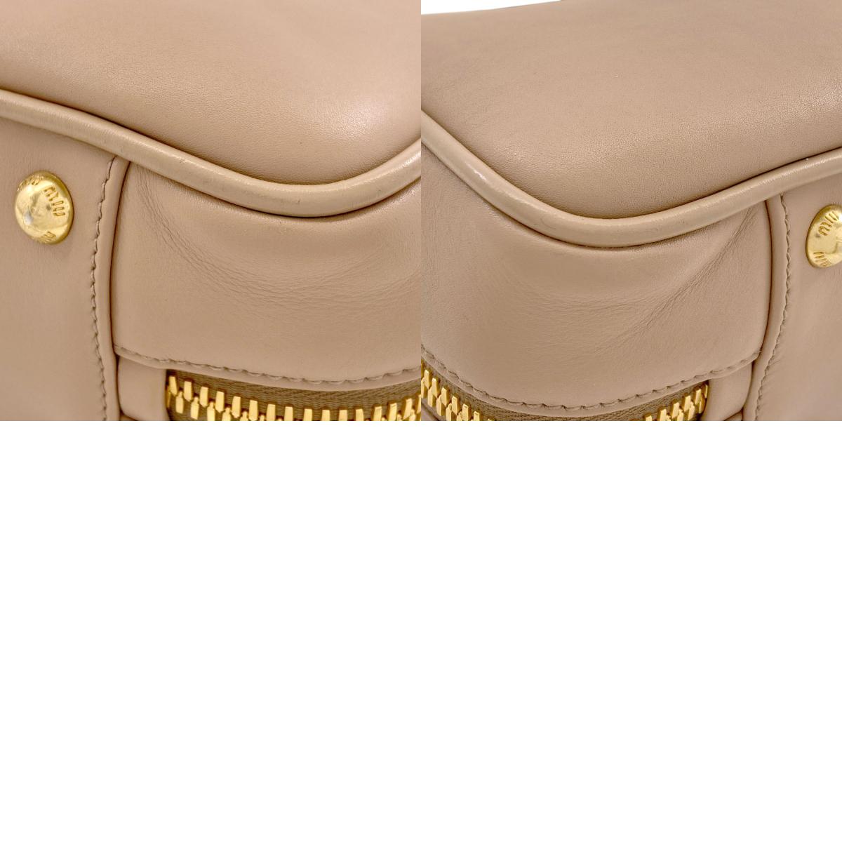 MIUMIU Arkady Large 2WAY Handbag Leather Ladies [Used]