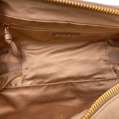 MIUMIU Arkady Large 2WAY Handbag Leather Ladies [Used]
