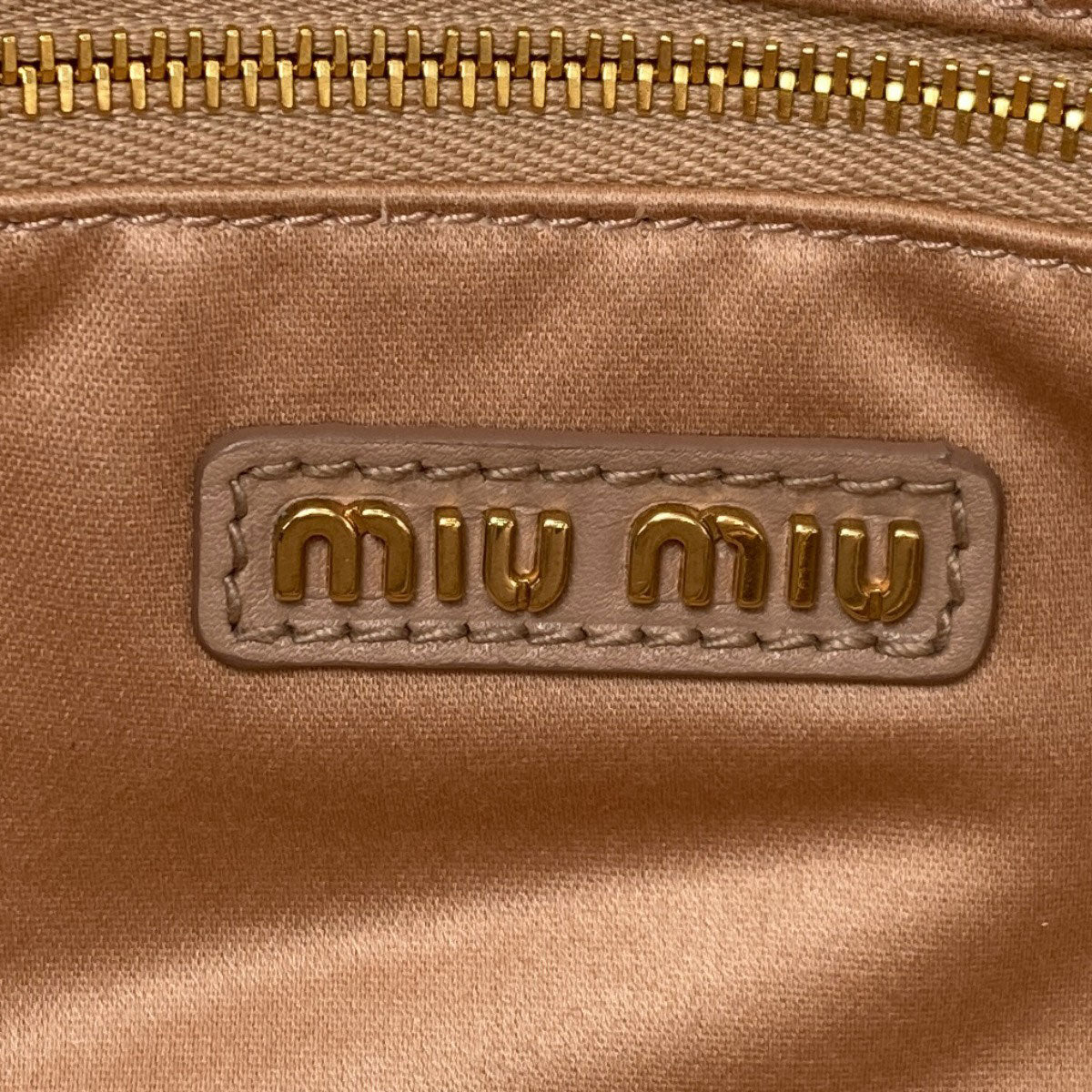 MIUMIU Arkady Large 2WAY Handbag Leather Ladies [Used]
