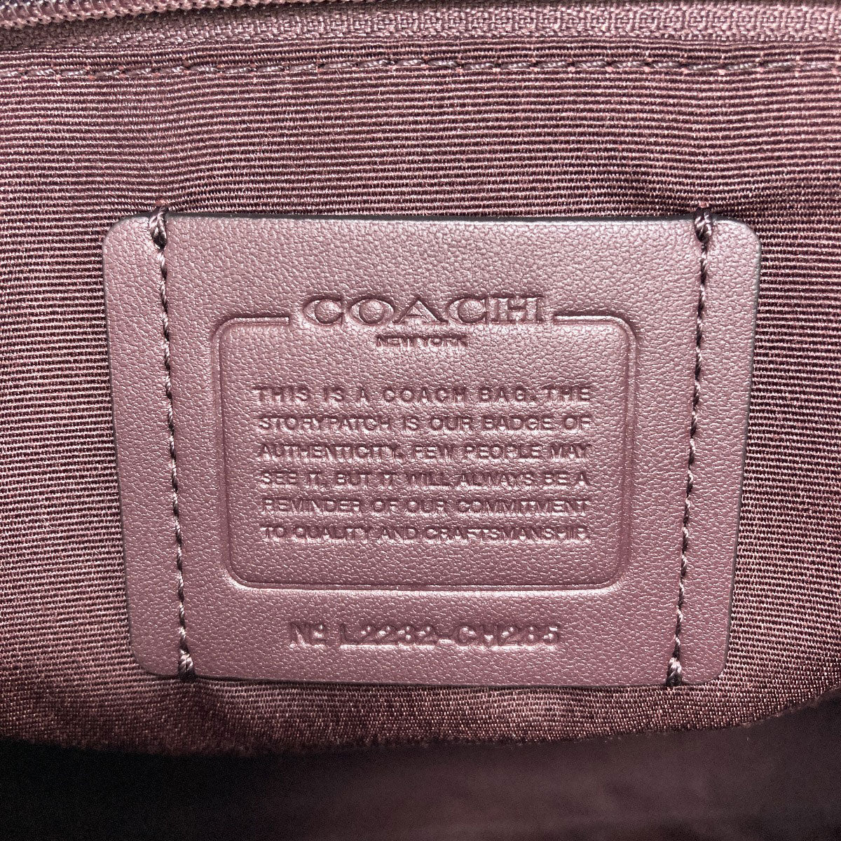 COACH CH285 logo Tote Bag Leather Ladies [Used]