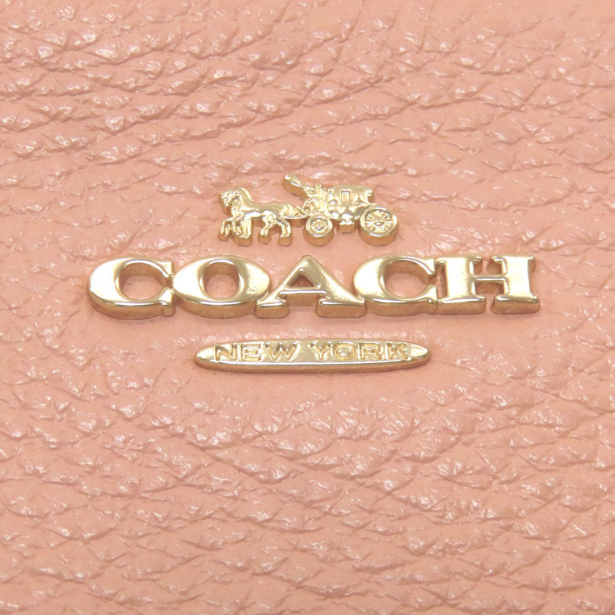 COACH 87734 logo Shoulder Bag Leather Ladies [Used]