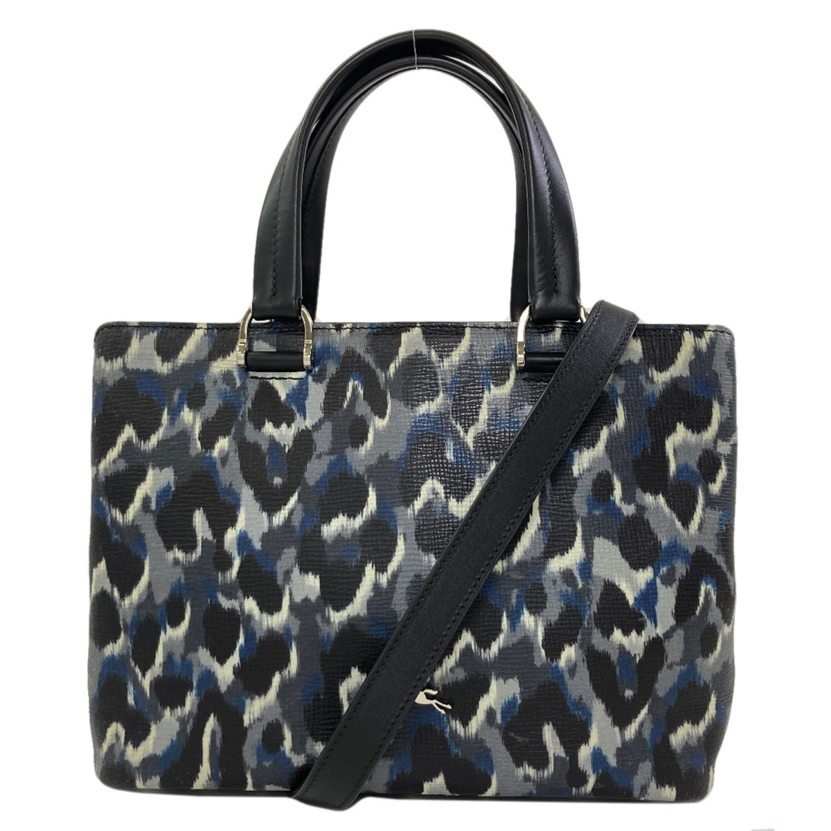 Longchamp Leopard pattern 2WAY Handbag Leather Ladies [Used]
