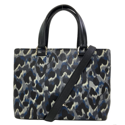 Longchamp Leopard pattern 2WAY Handbag Leather Ladies [Used]