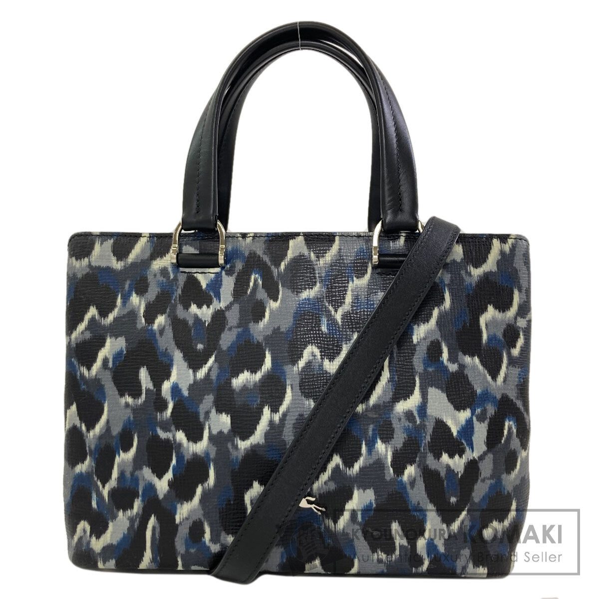 Longchamp Leopard pattern 2WAY Handbag Leather Ladies [Used]