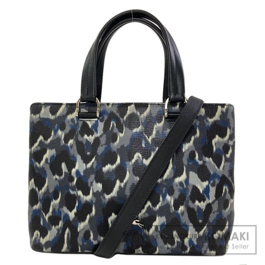Longchamp Leopard pattern 2WAY Handbag Leather Ladies [Used]