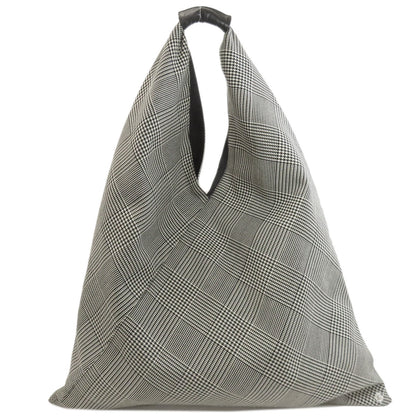 MaisonMargiela MM6 houndstooth pattern Tote Bag Canvas Ladies [Used]