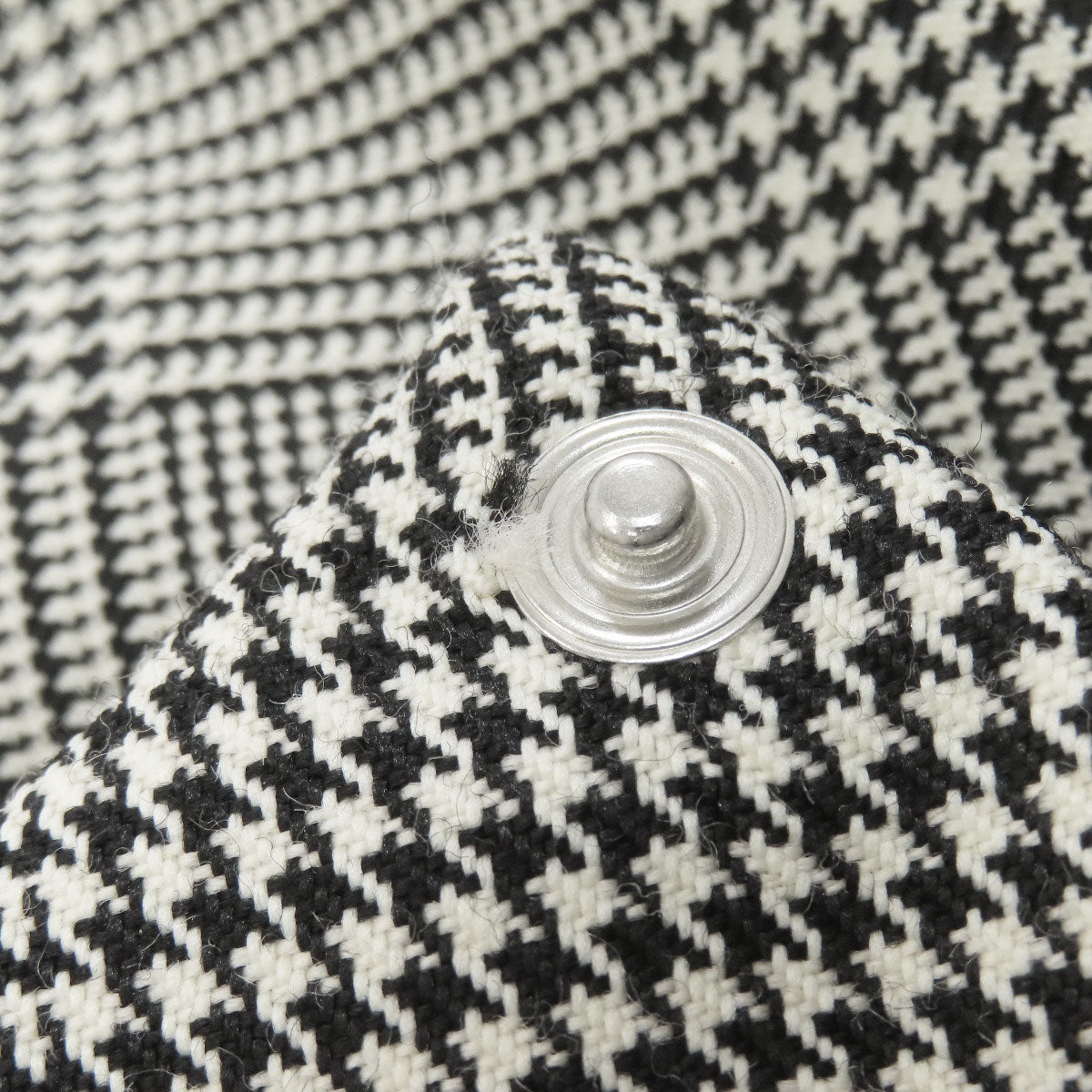 MaisonMargiela MM6 houndstooth pattern Tote Bag Canvas Ladies [Used]