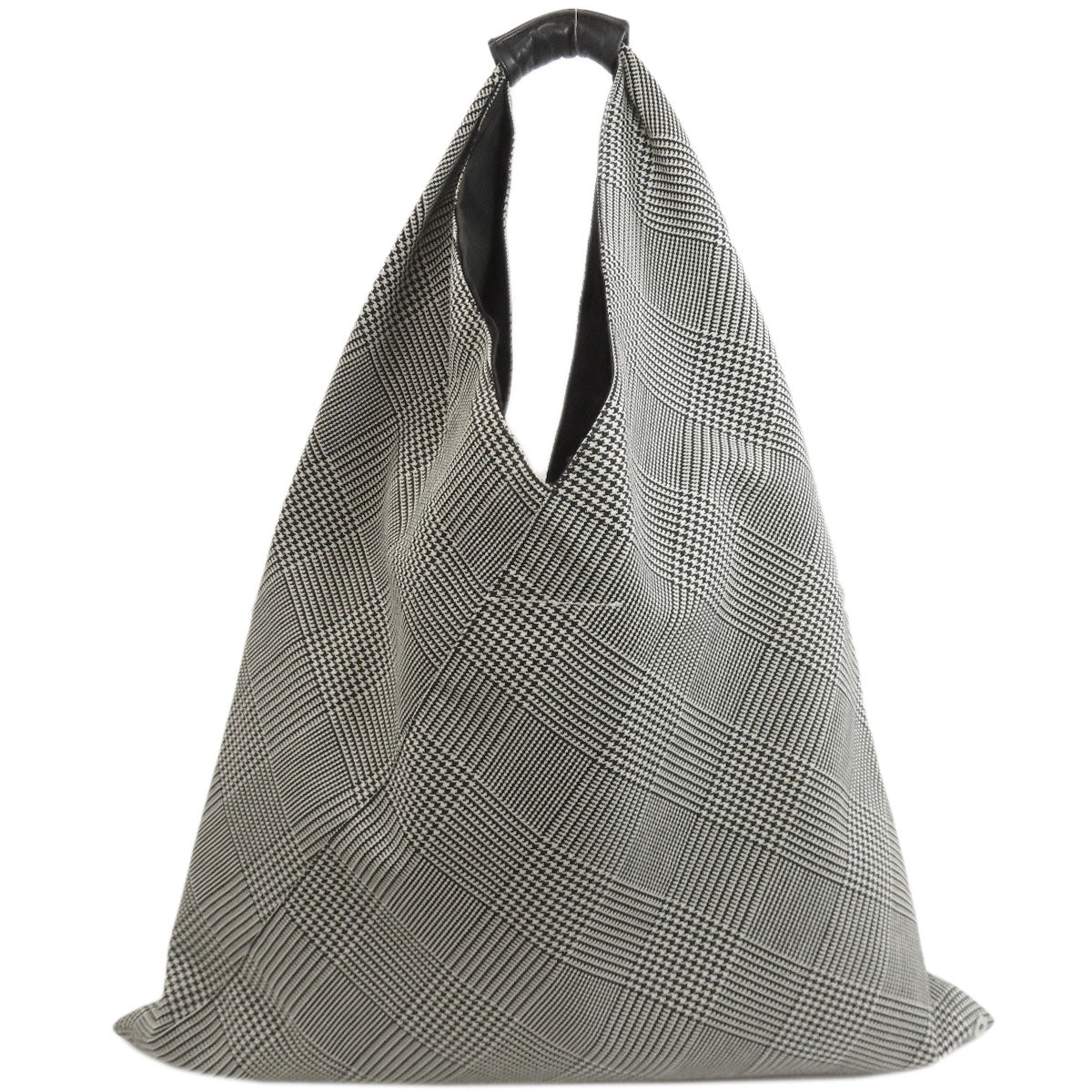 MaisonMargiela MM6 houndstooth pattern Tote Bag Canvas Ladies [Used]