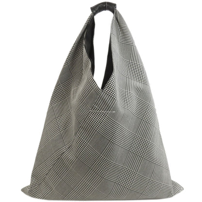 MaisonMargiela MM6 houndstooth pattern Tote Bag Canvas Ladies [Used]