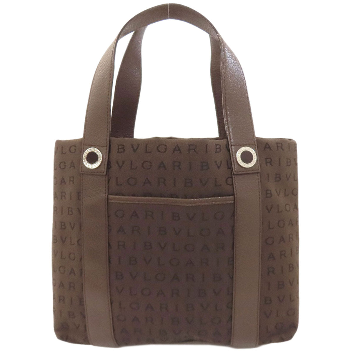 BVLGARI Logo mania Tote Bag Canvas Ladies [Used]