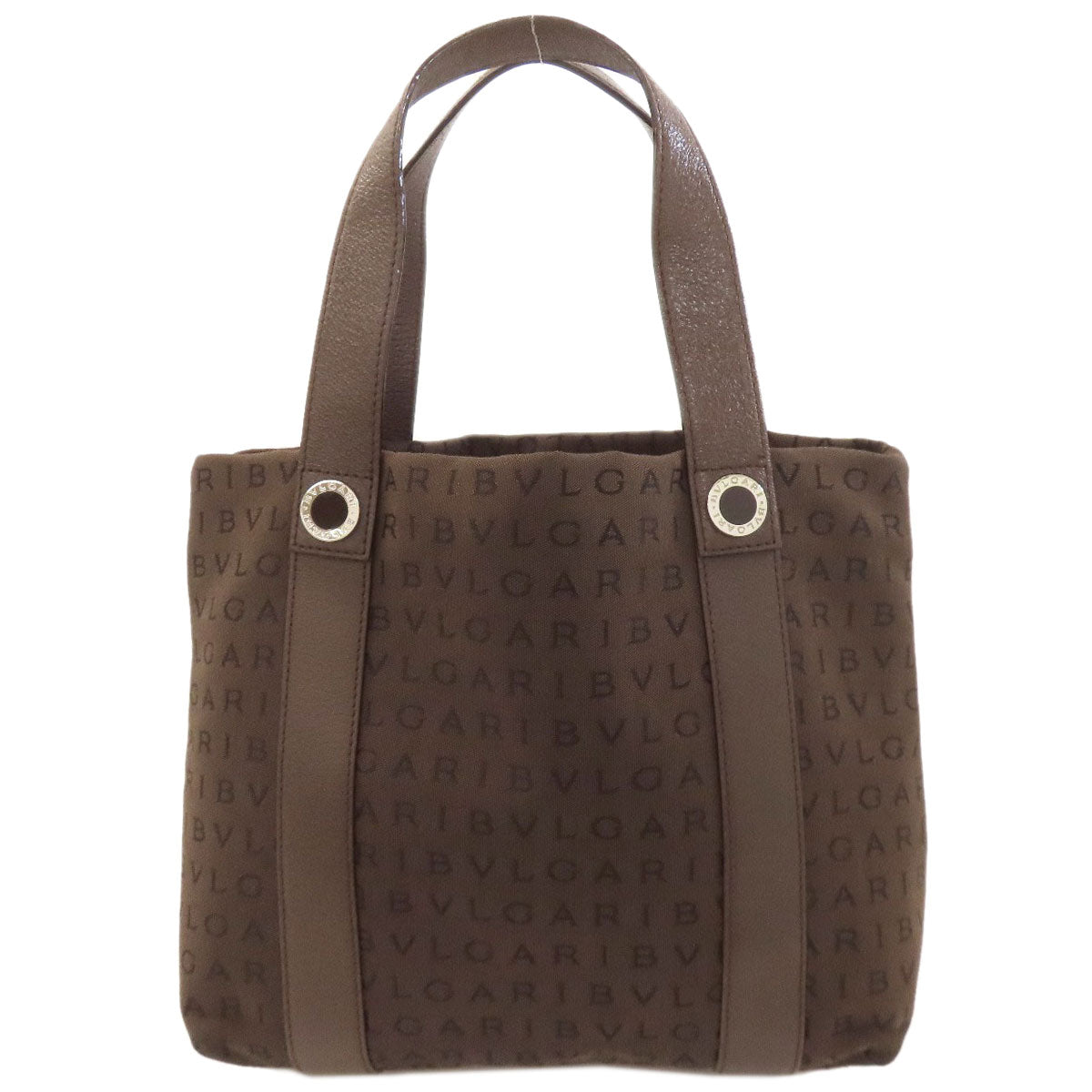 BVLGARI Logo mania Tote Bag Canvas Ladies [Used]
