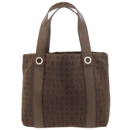 BVLGARI Logo mania Tote Bag Canvas Ladies [Used]