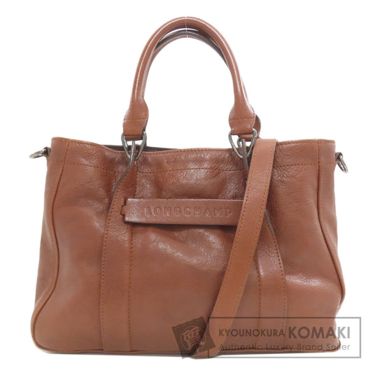 Longchamp 3D 2WAY Handbag Leather Ladies [Used]