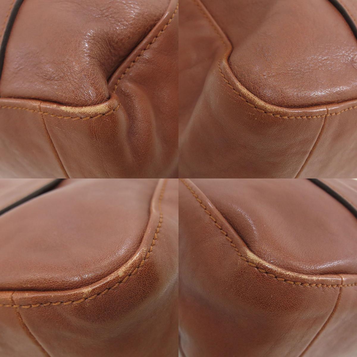 Longchamp 3D 2WAY Handbag Leather Ladies [Used]