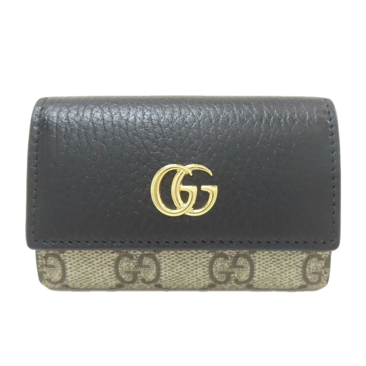 GUCCI 456118 GG Marmont GG Supreme key holder PVC Ladies [Used]